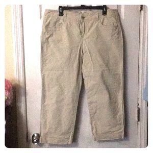 Kut from the Kloth capris- khaki